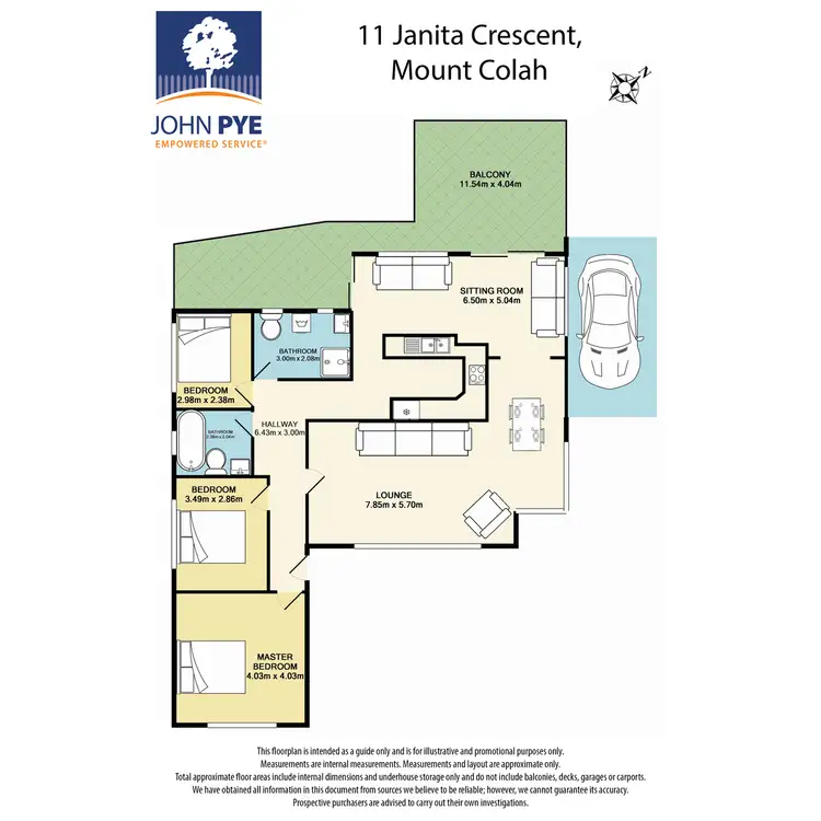 Floorplan of Homely house listing, 11 Janita Crescent, Mount Colah NSW 2079