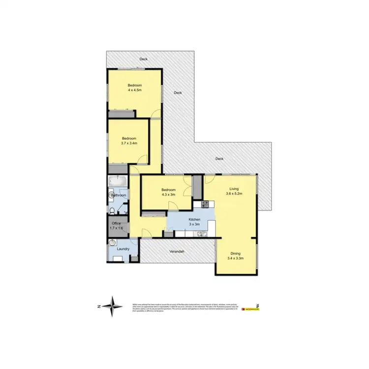 Floorplan of Homely rural property listing, 65 Kawarren East Road, Kawarren VIC 3249