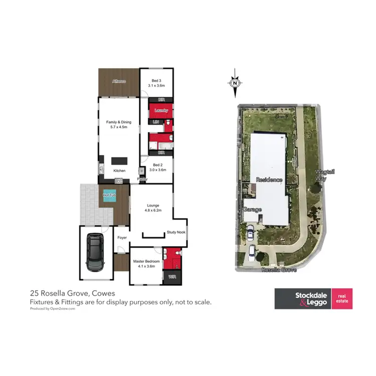 Floorplan of Homely house listing, 25 Rosella Grove, Cowes VIC 3922