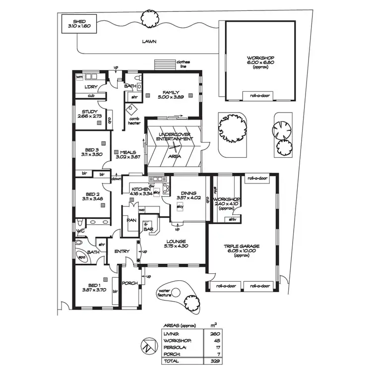Floorplan of Homely house listing, 22 Trinidad Court, West Lakes SA 5021
