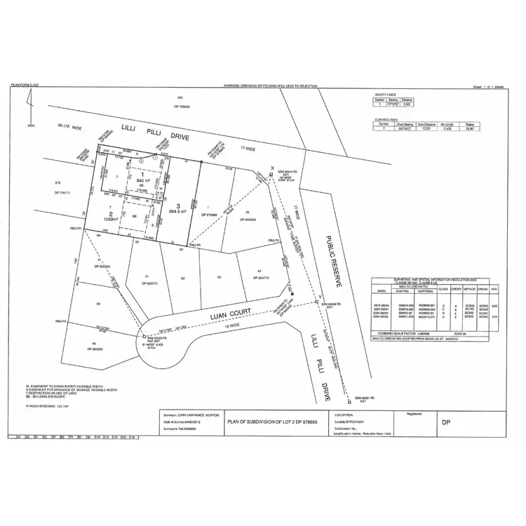 Floorplan of Homely land listing, 71 Lilli Pilli Drive, Byron Bay NSW 2481