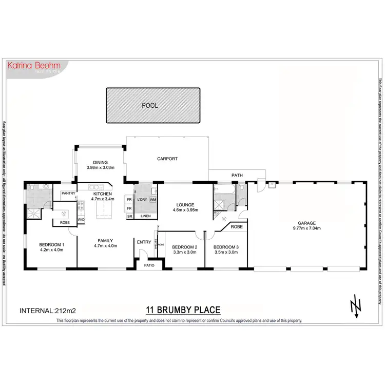 Floorplan of Homely house listing, 11 Brumby Place, North Casino NSW 2470