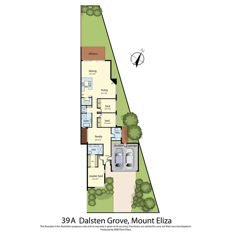 Floorplan of Homely house listing, 39A Dalsten Grove, Mount Eliza VIC 3930