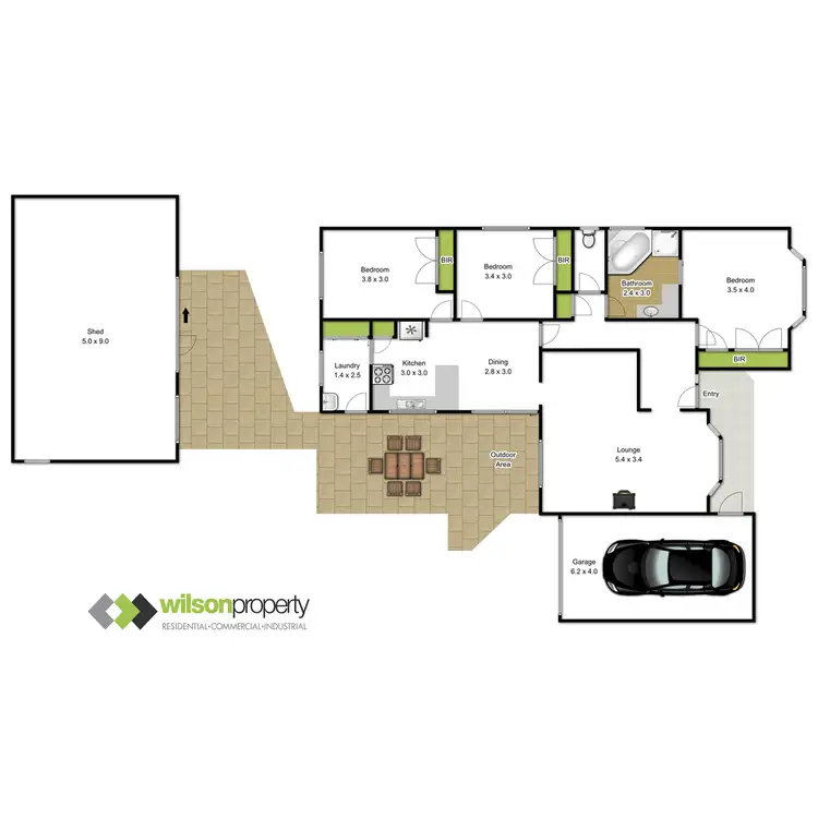Floorplan of Homely house listing, 20 Ormond Road, Traralgon VIC 3844