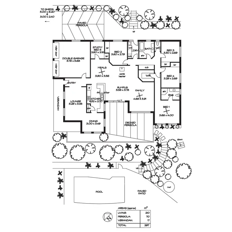 Floorplan of Homely house listing, 26 Rickaby Road, Scott Creek SA 5153