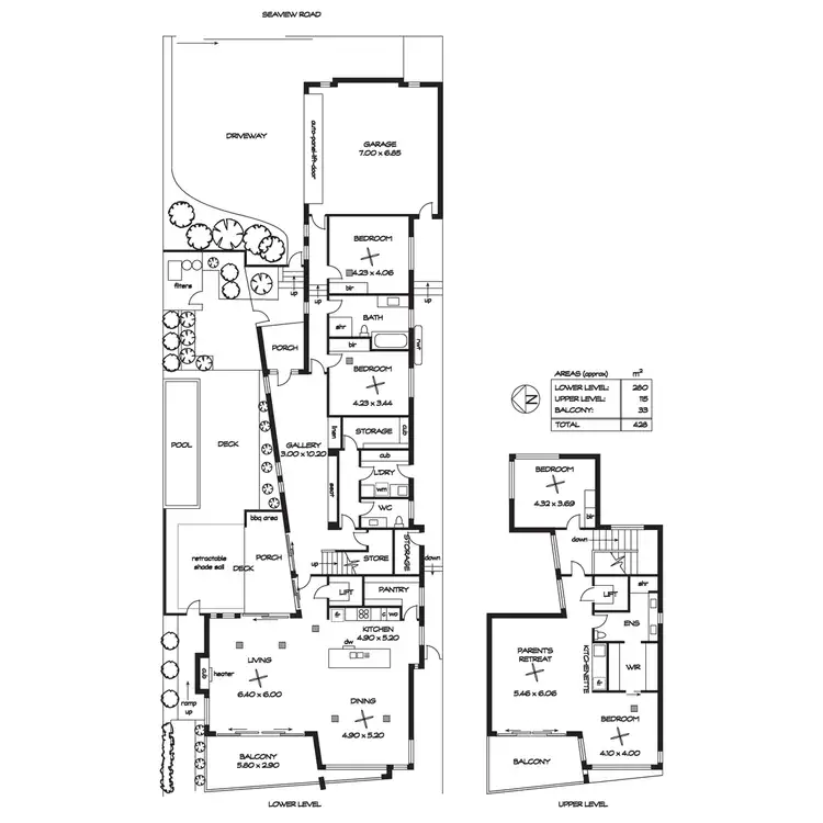 Floorplan of Homely house listing, 287 Esplanade, Henley Beach SA 5022