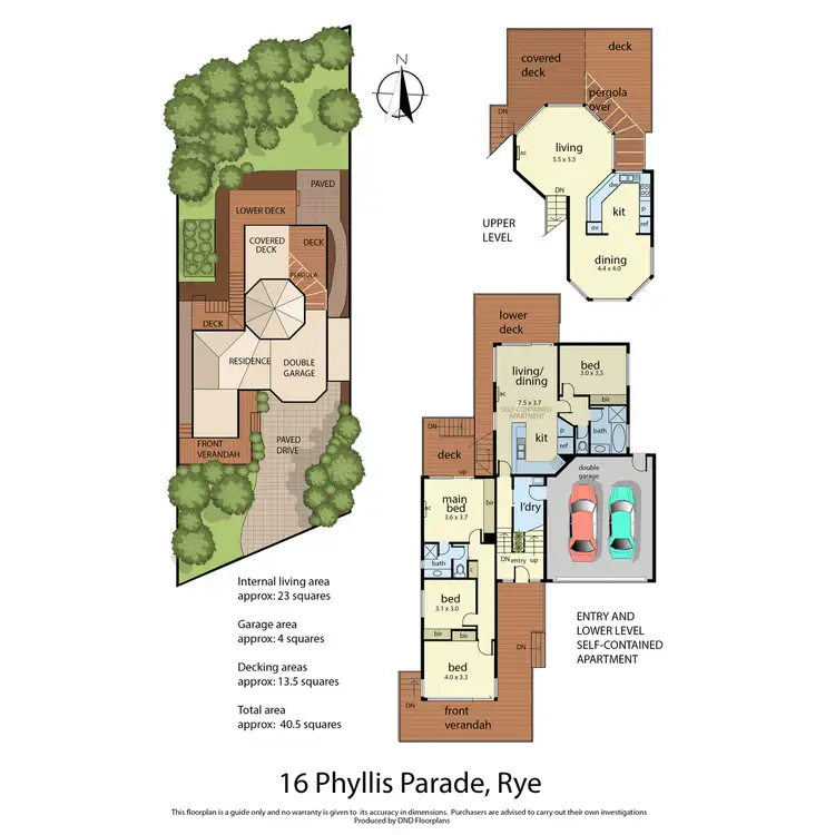 Floorplan of Homely house listing, 16 Phyllis Parade, Rye VIC 3941