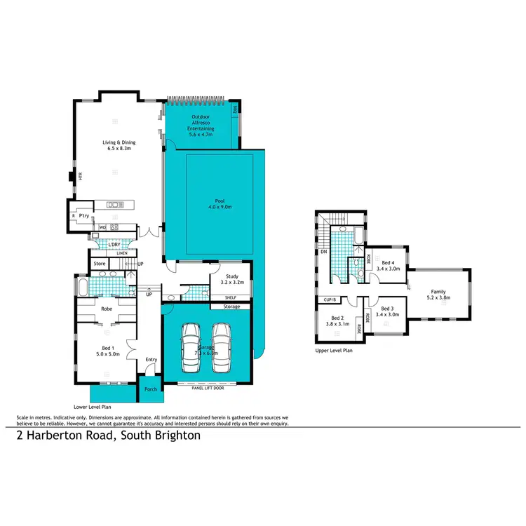 Floorplan of Homely house listing, 2 Harberton Road, South Brighton SA 5048
