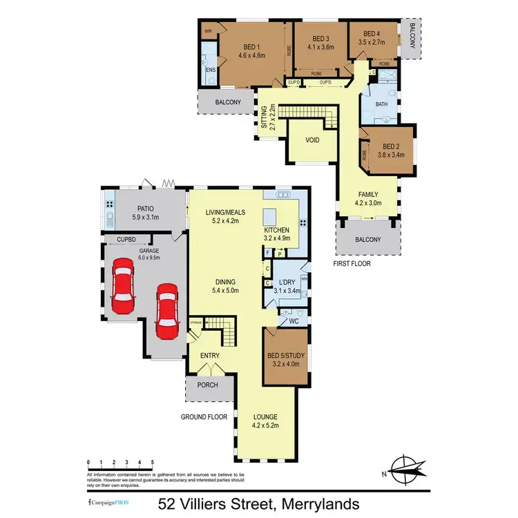 Floorplan of Homely house listing, 52 Villiers Street, Merrylands NSW 2160