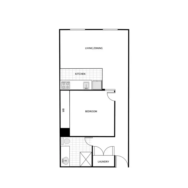 Floorplan of Homely apartment listing, 404/547 Flinders Lane, Melbourne VIC 3000