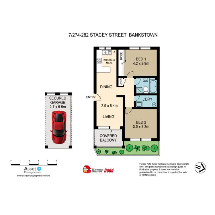 Floorplan of Homely apartment listing, 7/274-282 Stacey Street, Bankstown NSW 2200