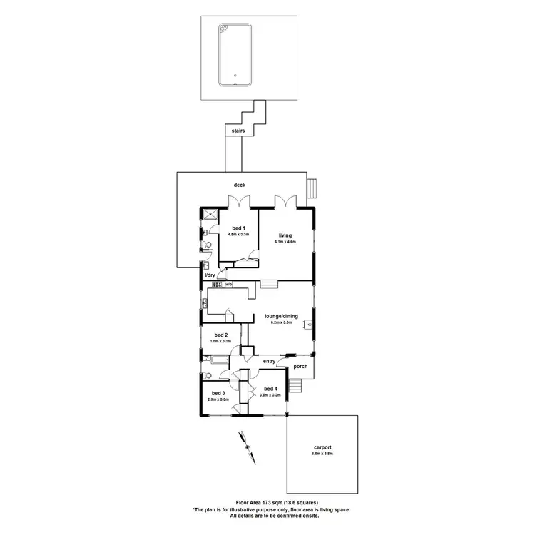 Floorplan of Homely house listing, 8 Dunstan Road, Avonsleigh VIC 3782