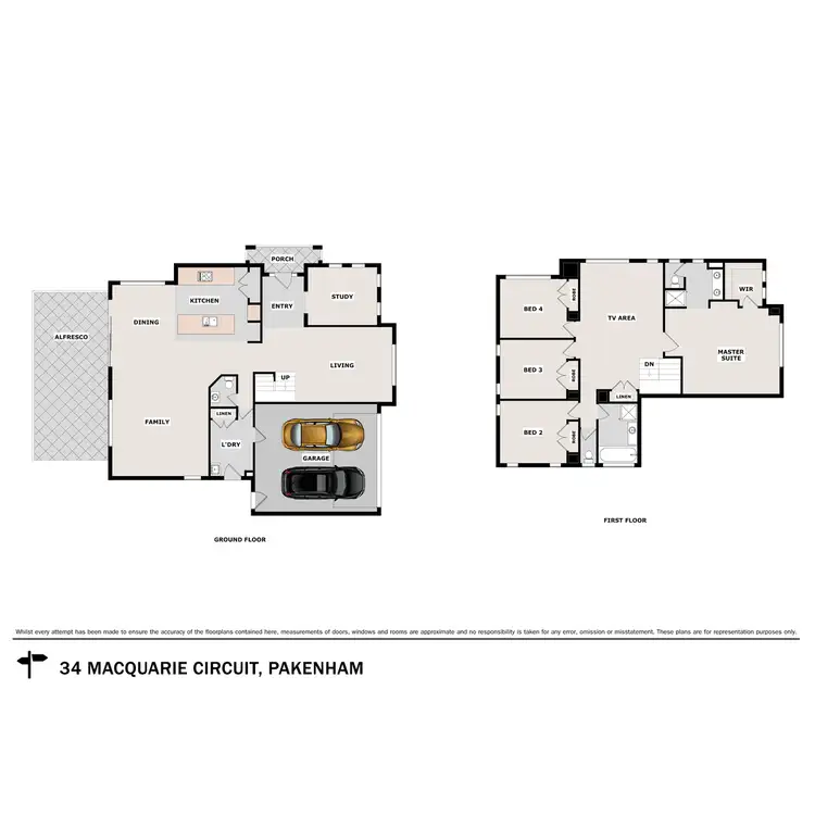 Floorplan of Homely house listing, 34 Macquarie Circuit, Pakenham VIC 3810