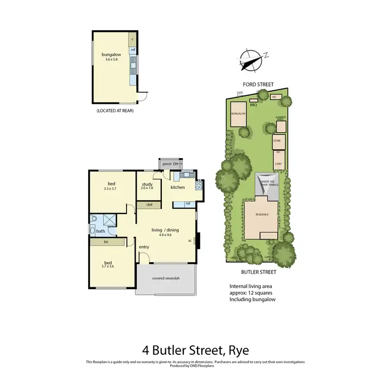 Floorplan of Homely house listing, 4 BUTLER STREET, Rye VIC 3941