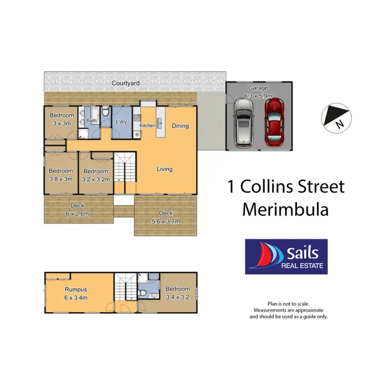 Floorplan of Homely house listing, 1 Collins Street, Merimbula NSW 2548