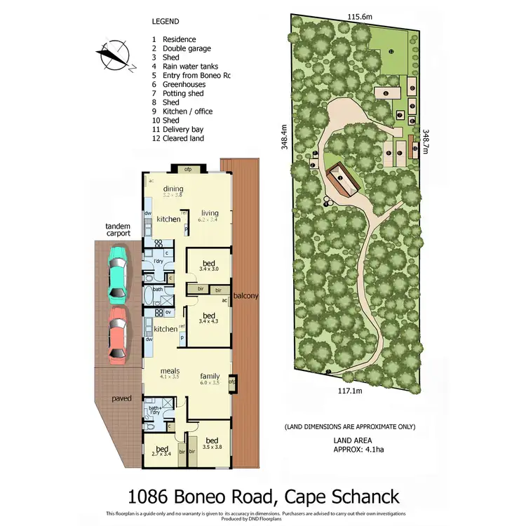 Floorplan of Homely rural property listing, 1086 Boneo Road, Cape Schanck VIC 3939