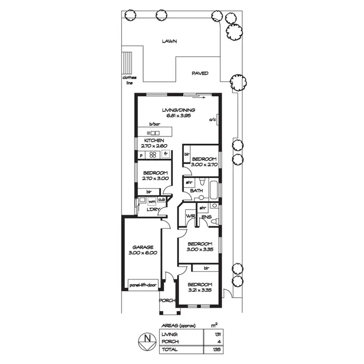 Floorplan of Homely house listing, 89 Centenary Circuit, Andrews Farm SA 5114