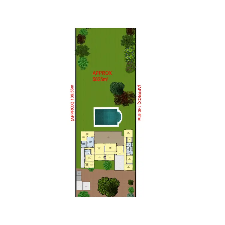 Floorplan of Homely house listing, 51-53 Harris Road, Elliminyt VIC 3250