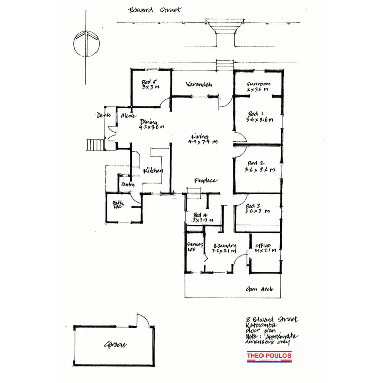 Floorplan of Homely house listing, 8 Edwards Street, Katoomba NSW 2780