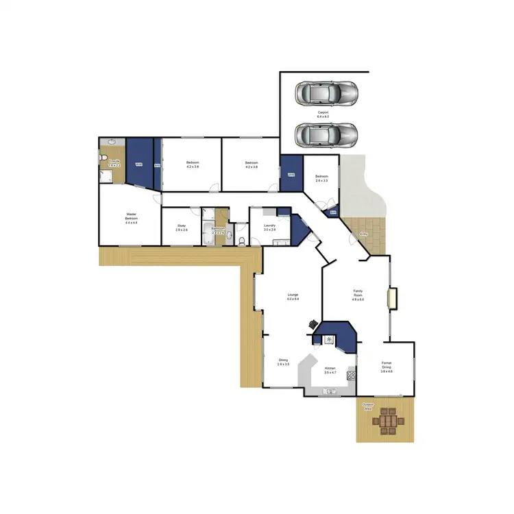 Floorplan of Homely house listing, 30 Kings Way, Traralgon VIC 3844
