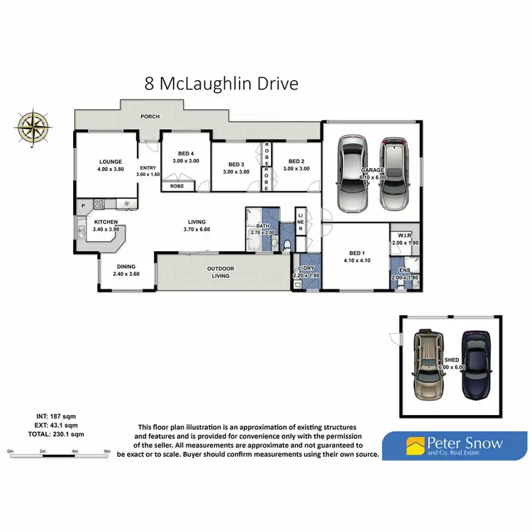 Floorplan of Homely house listing, 8 McLachlan Drive, Highfields QLD 4352