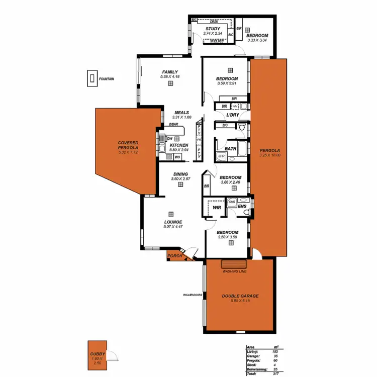 Floorplan of Homely house listing, 18a Llandower Avenue, Evandale SA 5069