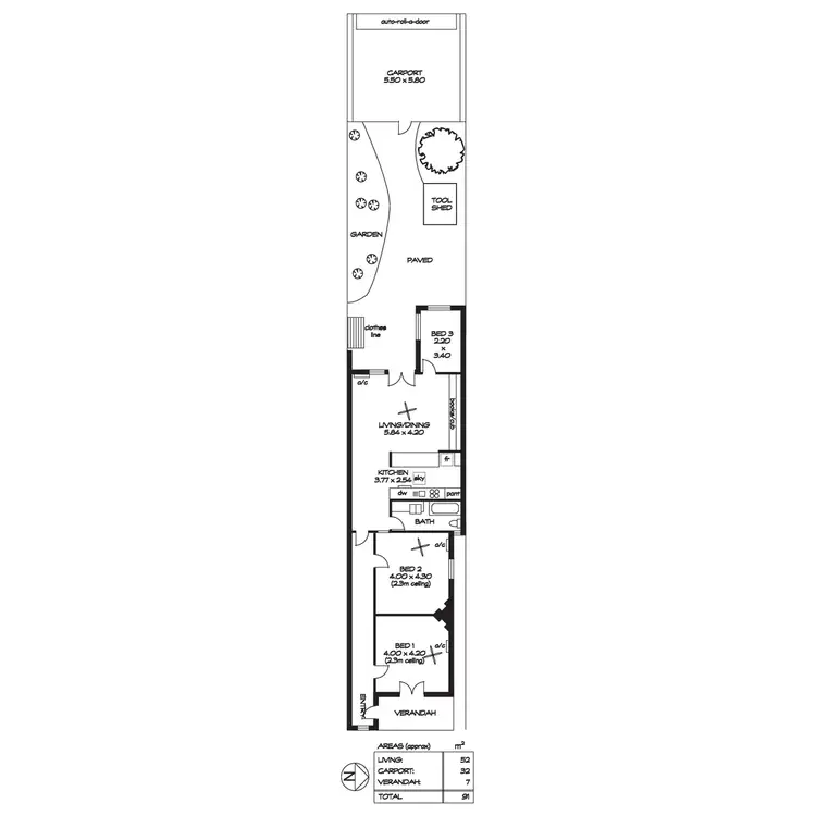 Floorplan of Homely house listing, 18B Torrens Street, College Park SA 5069