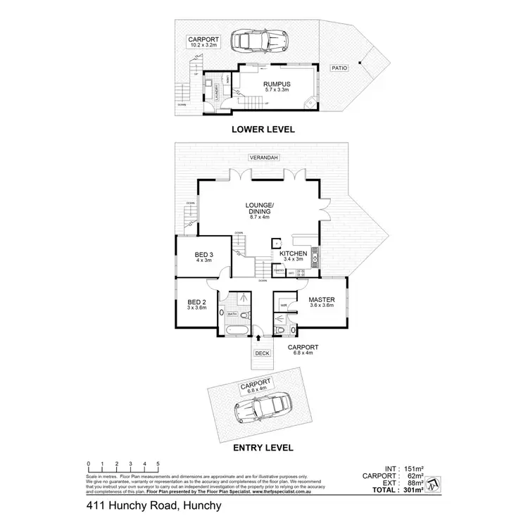 Floorplan of Homely house listing, 411 Hunchy Road, Hunchy QLD 4555