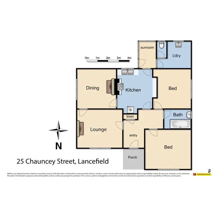 Floorplan of Homely house listing, 25 Chauncey Street, Lancefield VIC 3435