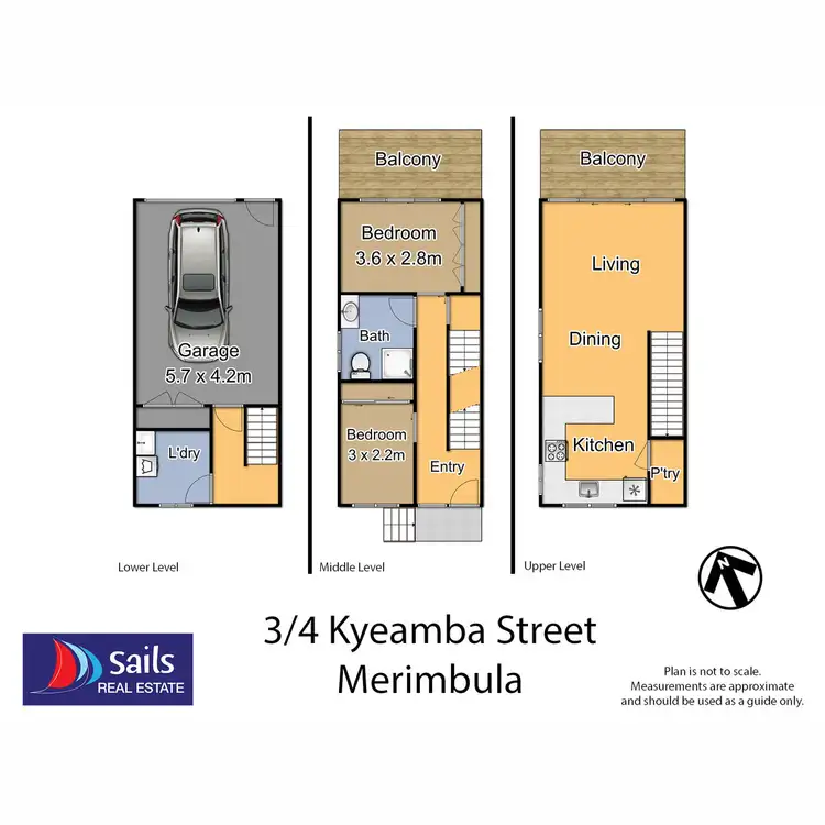 Floorplan of Homely apartment listing, 3/4 Kyeamba Street, Merimbula NSW 2548