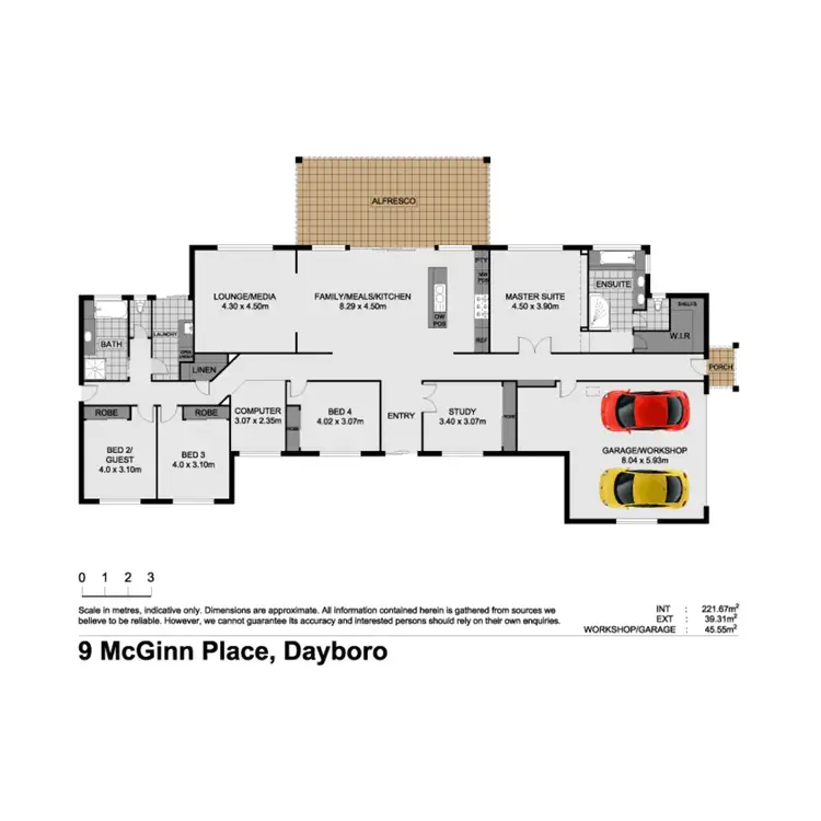 Floorplan of Homely house listing, 9 Mcginn Close, Dayboro QLD 4521