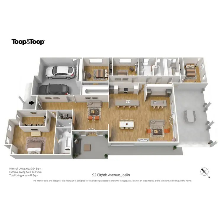 Floorplan of Homely house listing, 92 Eighth Avenue, Joslin SA 5070