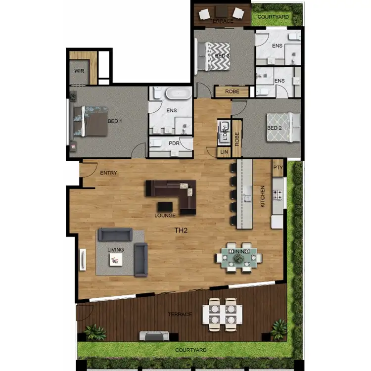 Floorplan of Homely apartment listing, 2/606 Esplanade, Mount Martha VIC 3934