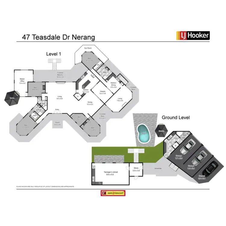 Floorplan of Homely house listing, 47 Teasdale Drive, Nerang QLD 4211