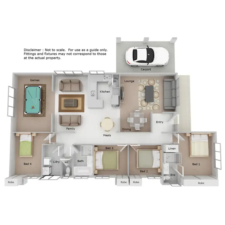 Floorplan of Homely house listing, 16 Excalibur Circle, Camillo WA 6111
