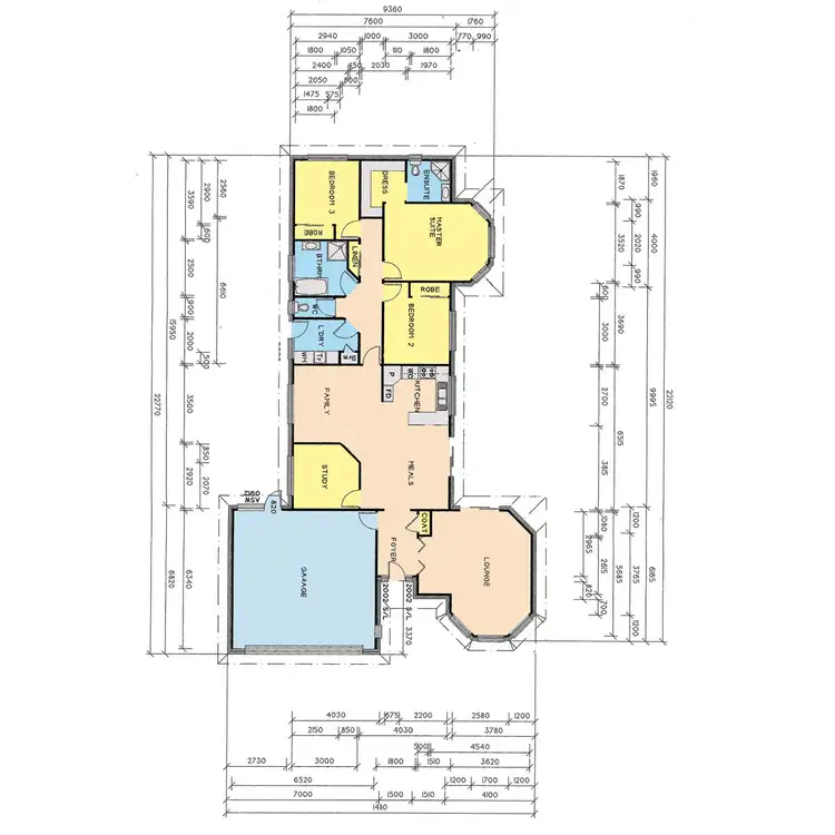 Floorplan of Homely house listing, 7 Pelican Court, Sale VIC 3850