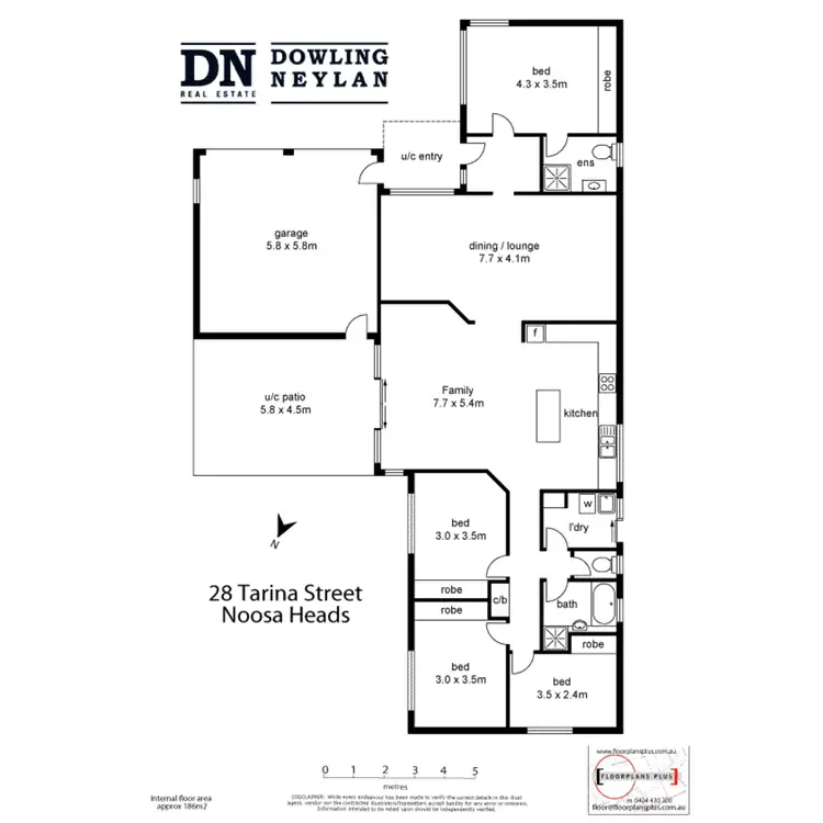 Floorplan of Homely house listing, 28 Tarina Street, Noosa Heads QLD 4567