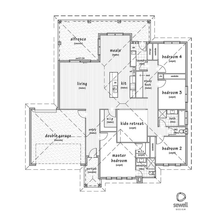 Floorplan of Homely house listing, 13 Beetson Street, Boorooma NSW 2650