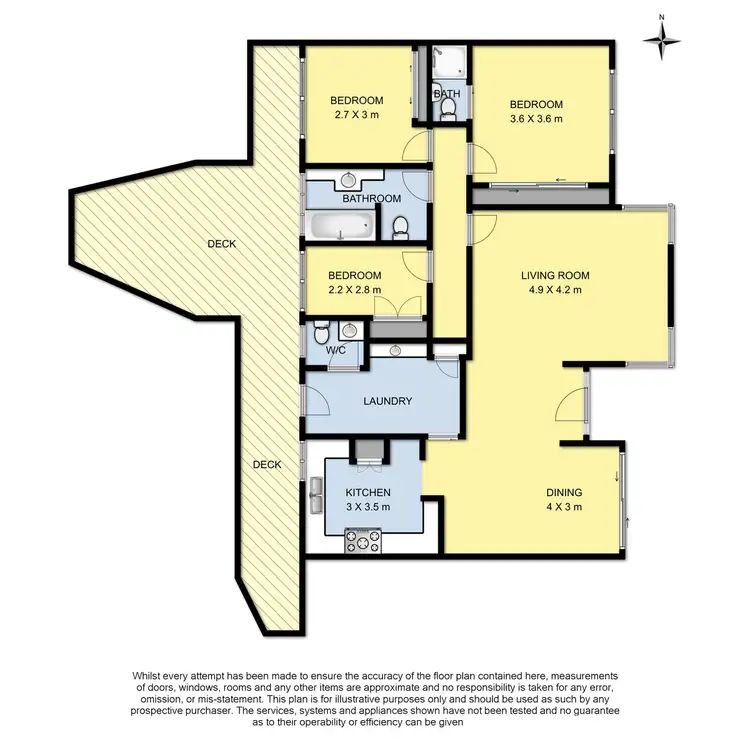 Floorplan of Homely house listing, 71 Hart Street, Colac VIC 3250