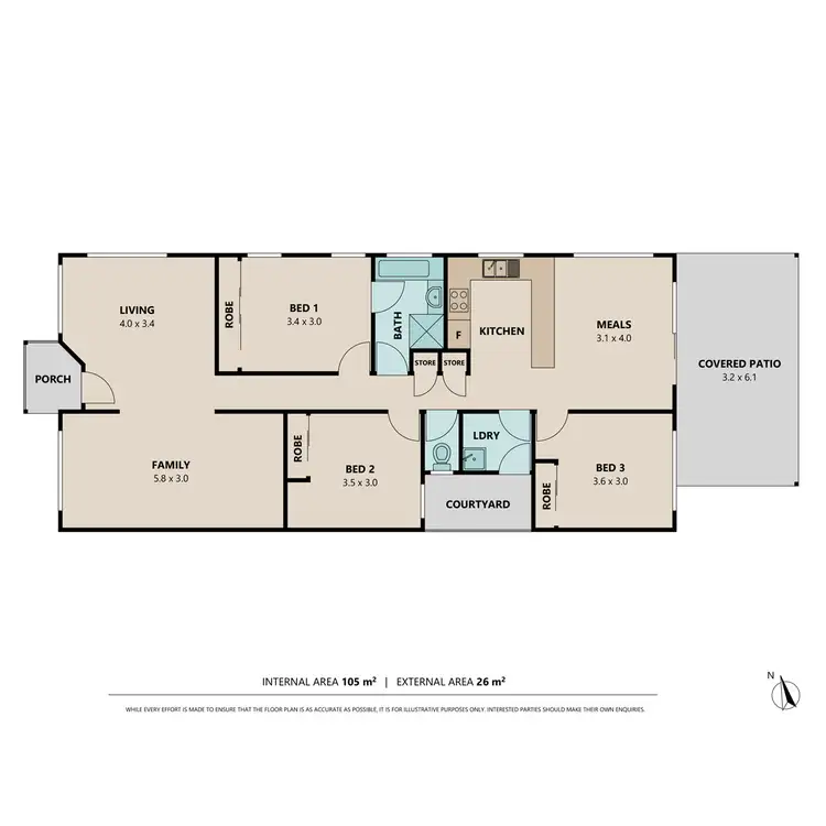 Floorplan of Homely house listing, 23 Ontario Street, Wavell Heights QLD 4012