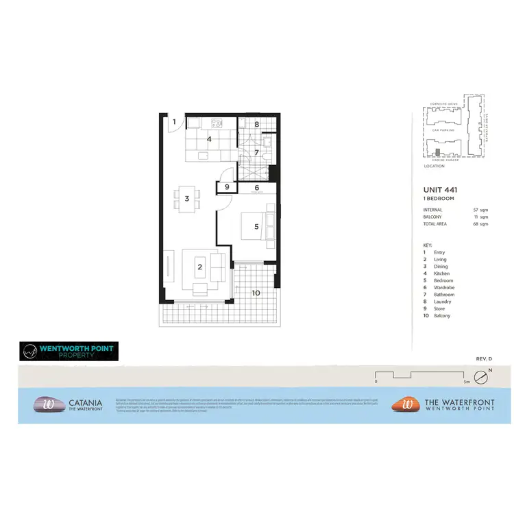 Floorplan of Homely apartment listing, 441/17 Marine Parade, Wentworth Point NSW 2127