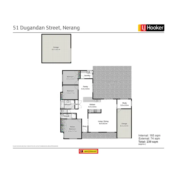 Floorplan of Homely house listing, 51 Dugandan Street, Nerang QLD 4211