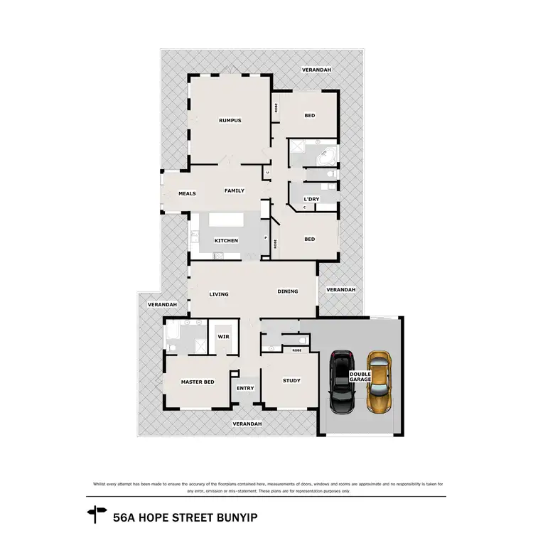 Floorplan of Homely house listing, 56A Hope Street, Bunyip VIC 3815