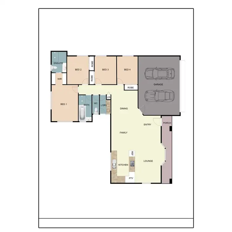 Floorplan of Homely house listing, 77 Meridian Way, Beaudesert QLD 4285