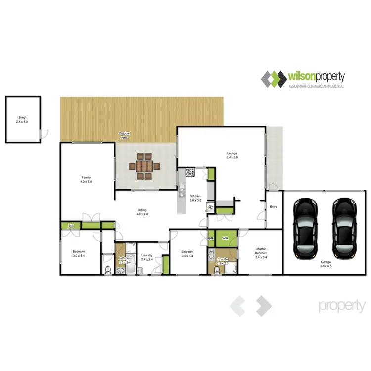 Floorplan of Homely house listing, 2 Cloverlea Court, Traralgon VIC 3844