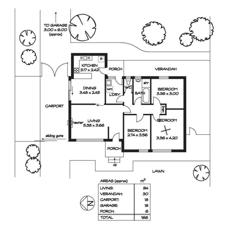 Floorplan of Homely house listing, 17 Sheringa Avenue, Ingle Farm SA 5098