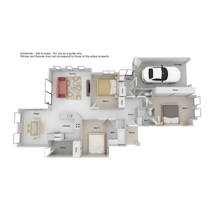 Floorplan of Homely villa listing, 3/16 Arnott Court, Kelmscott WA 6111