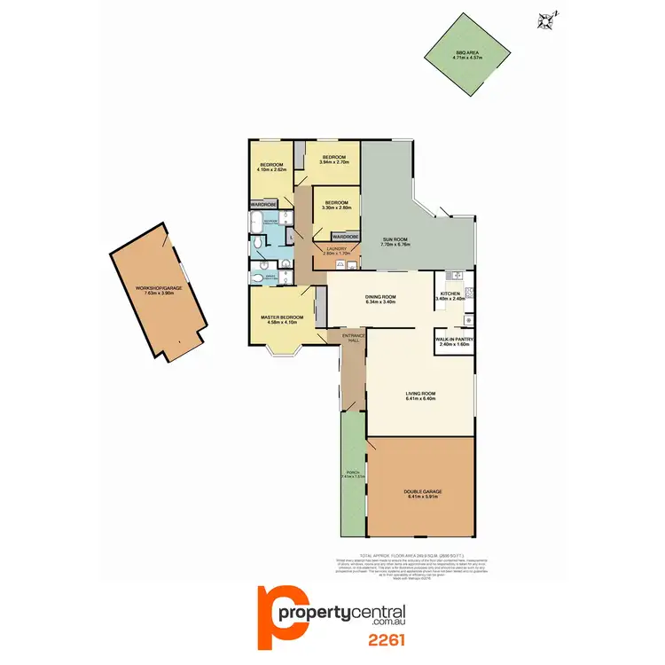 Floorplan of Homely house listing, 3 Scarborough Place, Bateau Bay NSW 2261
