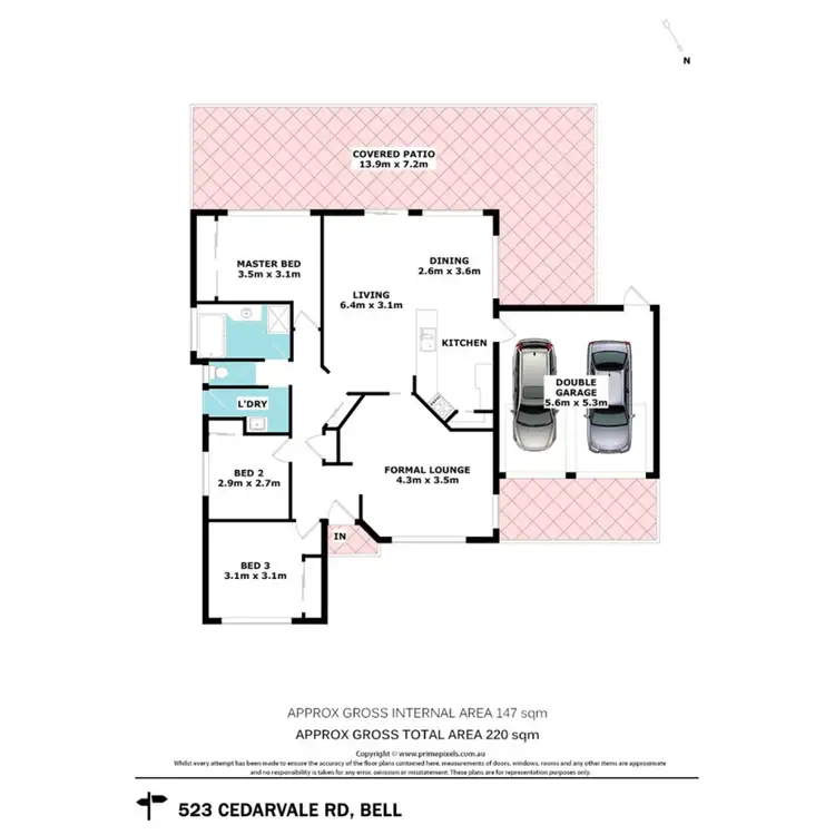 Floorplan of Homely house listing, 523 Cedarvale Road, Bell QLD 4408