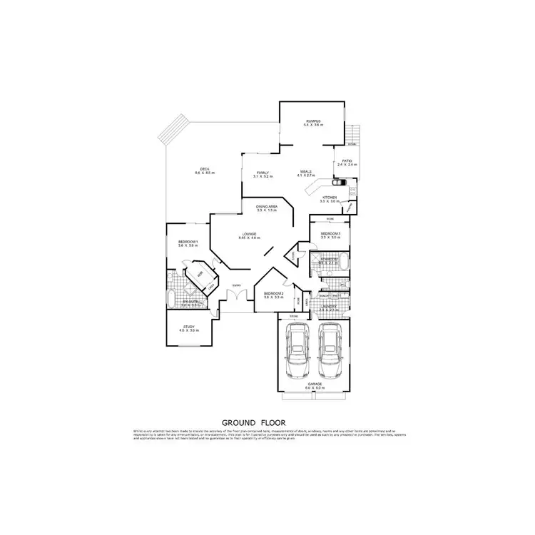 Floorplan of Homely house listing, 42 Parkridge Drive, Withcott QLD 4352